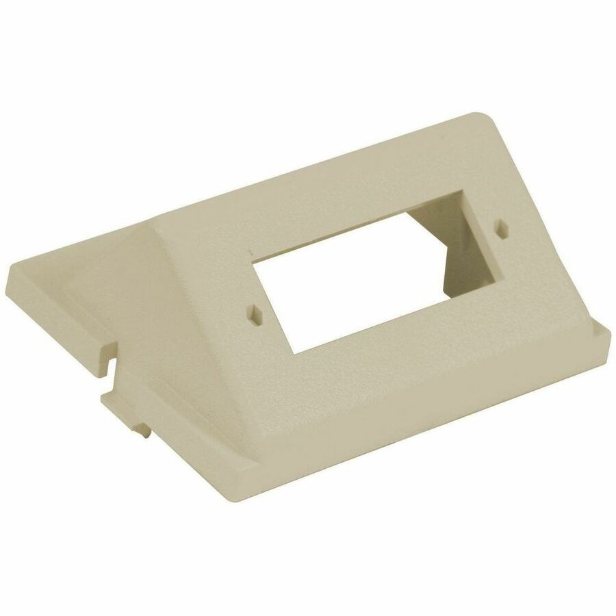 Bryant Audio/Video Unloaded Module, SC Angled, 1 Duplex, 1.5 Unit, Electric Ivory