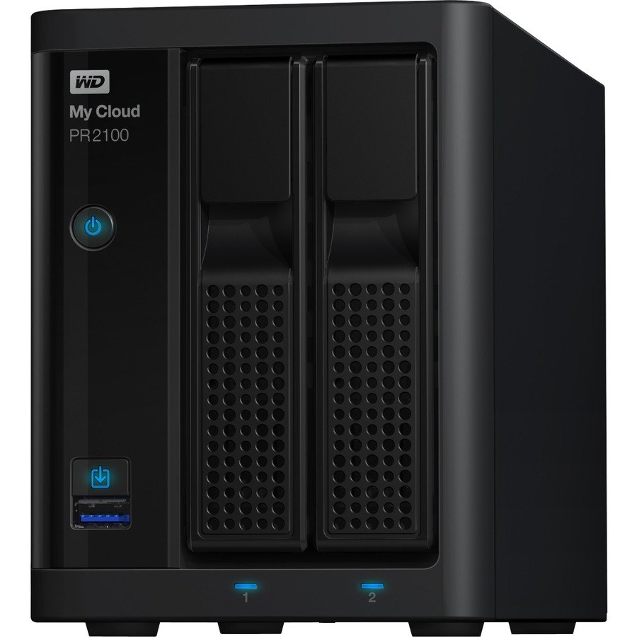 WD 8TB My Cloud PR2100 Pro Series Media Server with Transcoding, NAS - Network Attached Storage