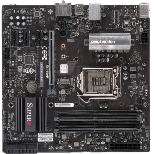 Supermicro C7C242-CB-M Desktop Motherboard - Intel C242 Chipset - Socket H4 LGA-1151 - Micro ATX
