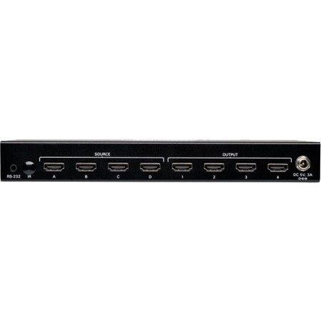 Eaton Tripp Lite Series 4x4 HDMI Matrix Switch with Remote Control - 1080p @ 60 Hz (HDMI 4xF/4xF), TAA