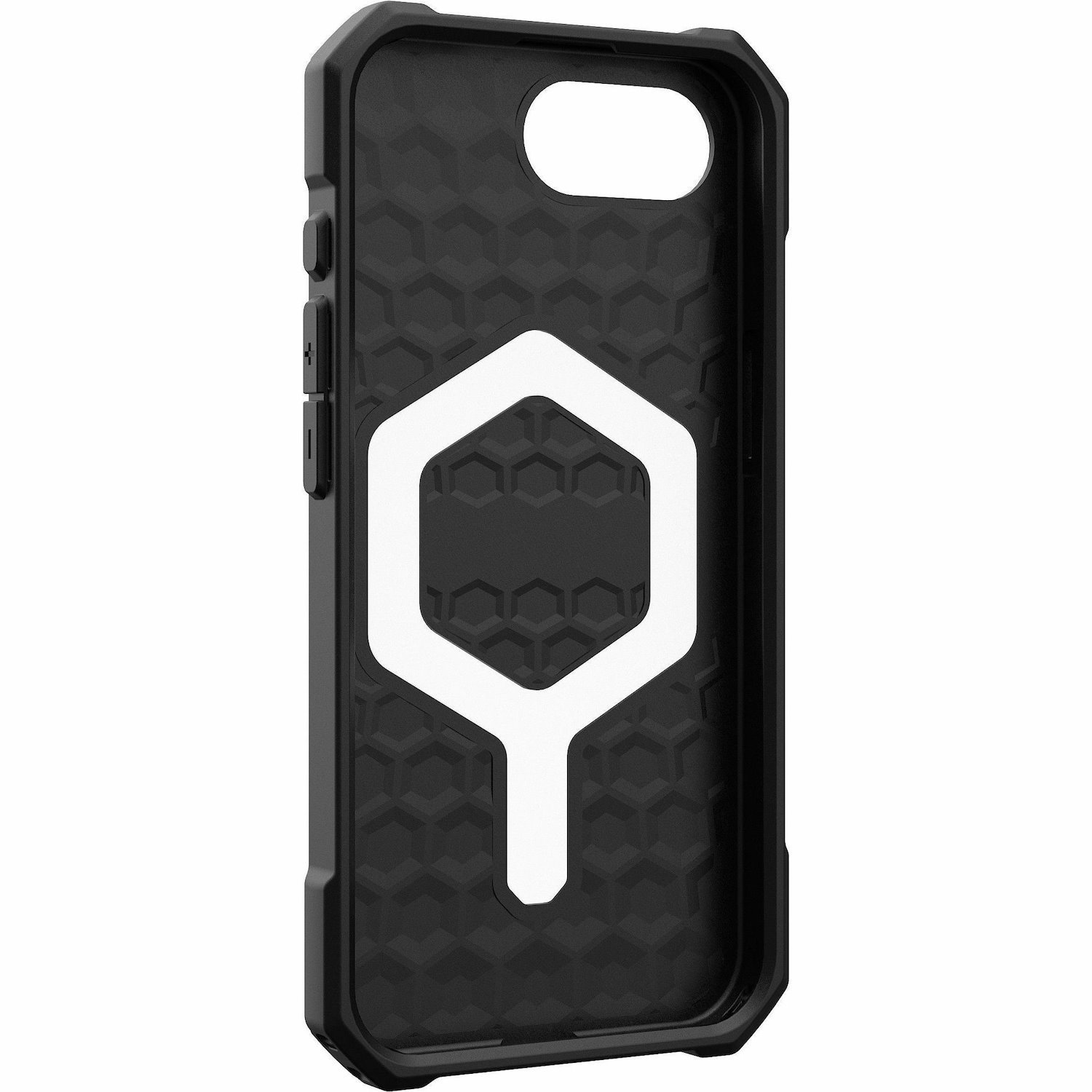 Urban Armor Gear Essential Armor Rugged Case for Apple iPhone 16e Smartphone - Hex Pattern - Black