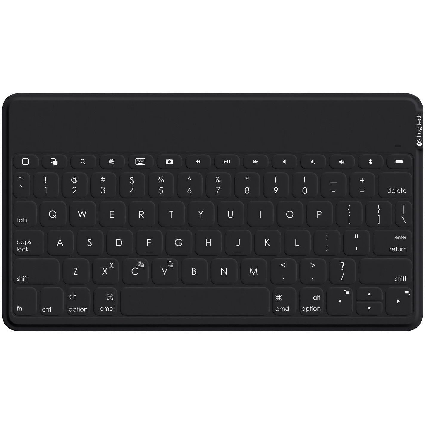 Logitech Keys-To-Go Keyboard - Wireless Connectivity - Spanish - QWERTY Layout - Black
