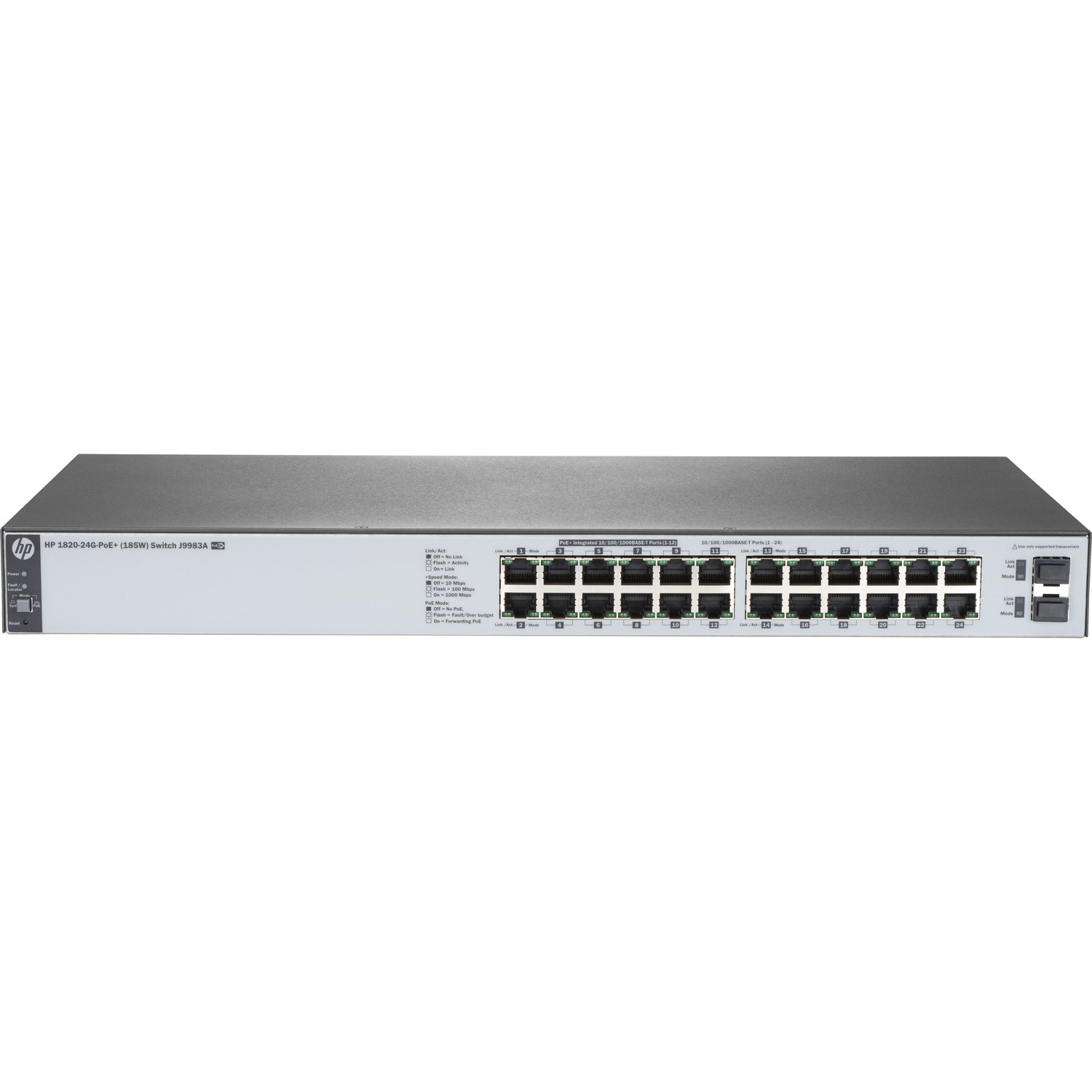 HPE 1820-24G-PoE+ (370W) Network Switch