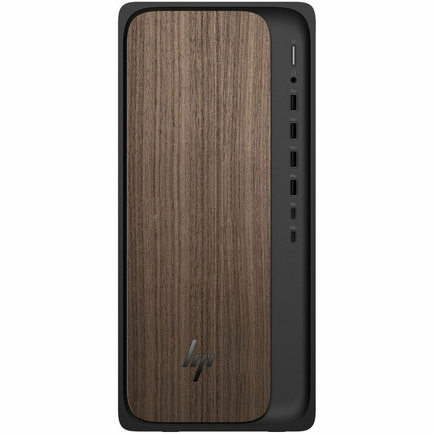 HP OmniDesk M03-0000i M03-0010 Desktop Computer - Intel Core Ultra 5 225 - 16 GB - 512 GB SSD - Jack Black, Dark Wood