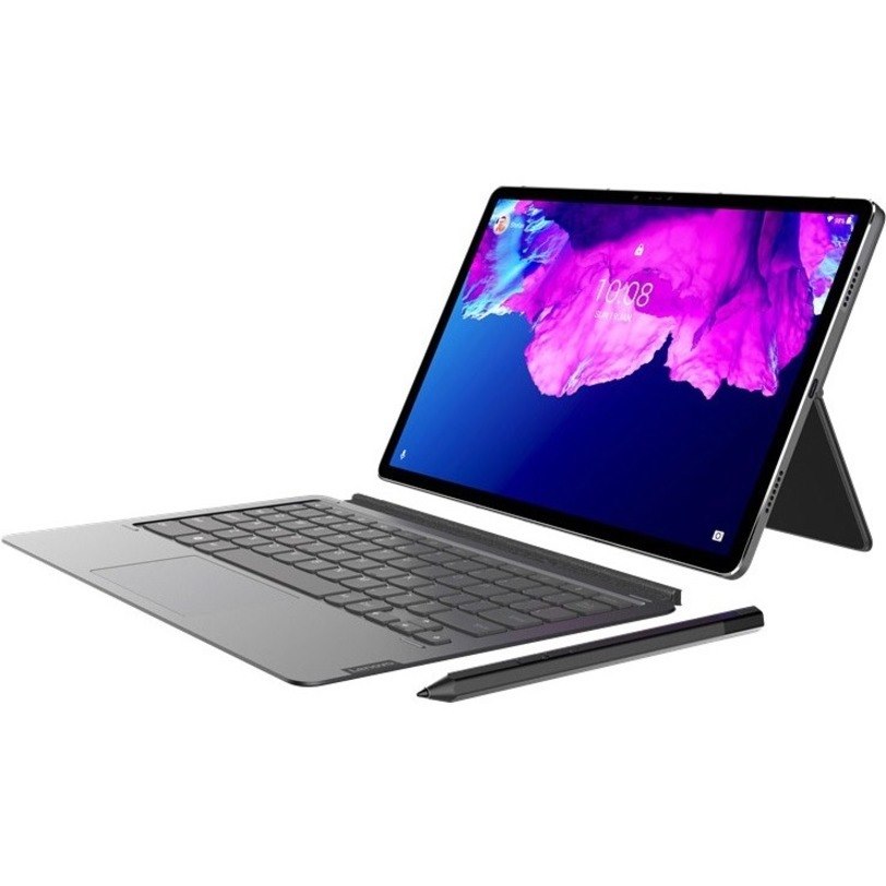 Lenovo Tab P11 Pro ZA7C0124US 11.5" Touchscreen Detachable 2 in 1 Notebook - WQXGA - ARM Cortex A76 + Cortex A55 - 6 GB - 128 GB Flash Memory - Slate Gray