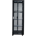 Serveredge 37U Floor Standing Rack Cabinet for Server - Black