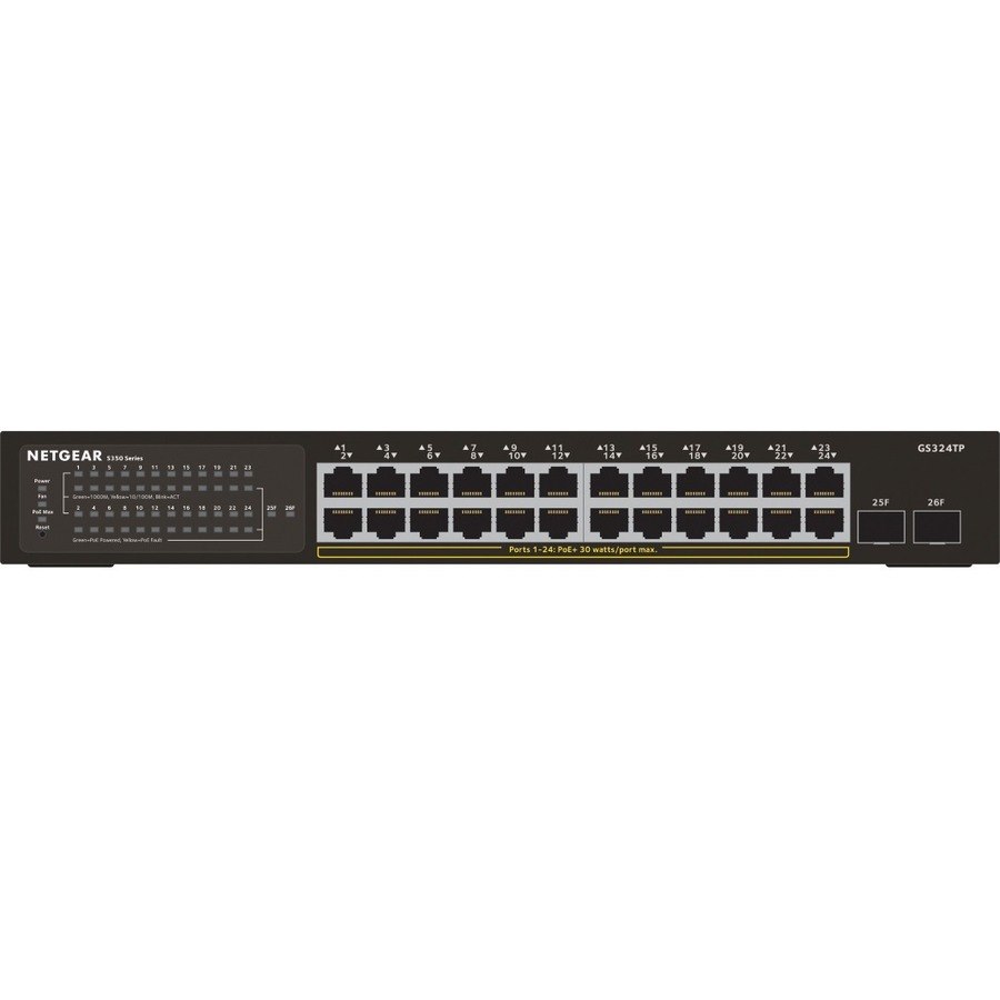 Netgear S350 GS324TP Ethernet Switch