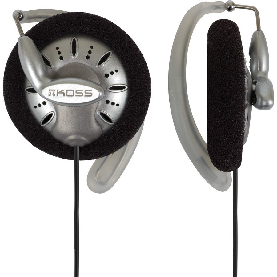 Koss KSC75 Wired Over-the-ear Binaural Stereo Earphone - Silver, Black