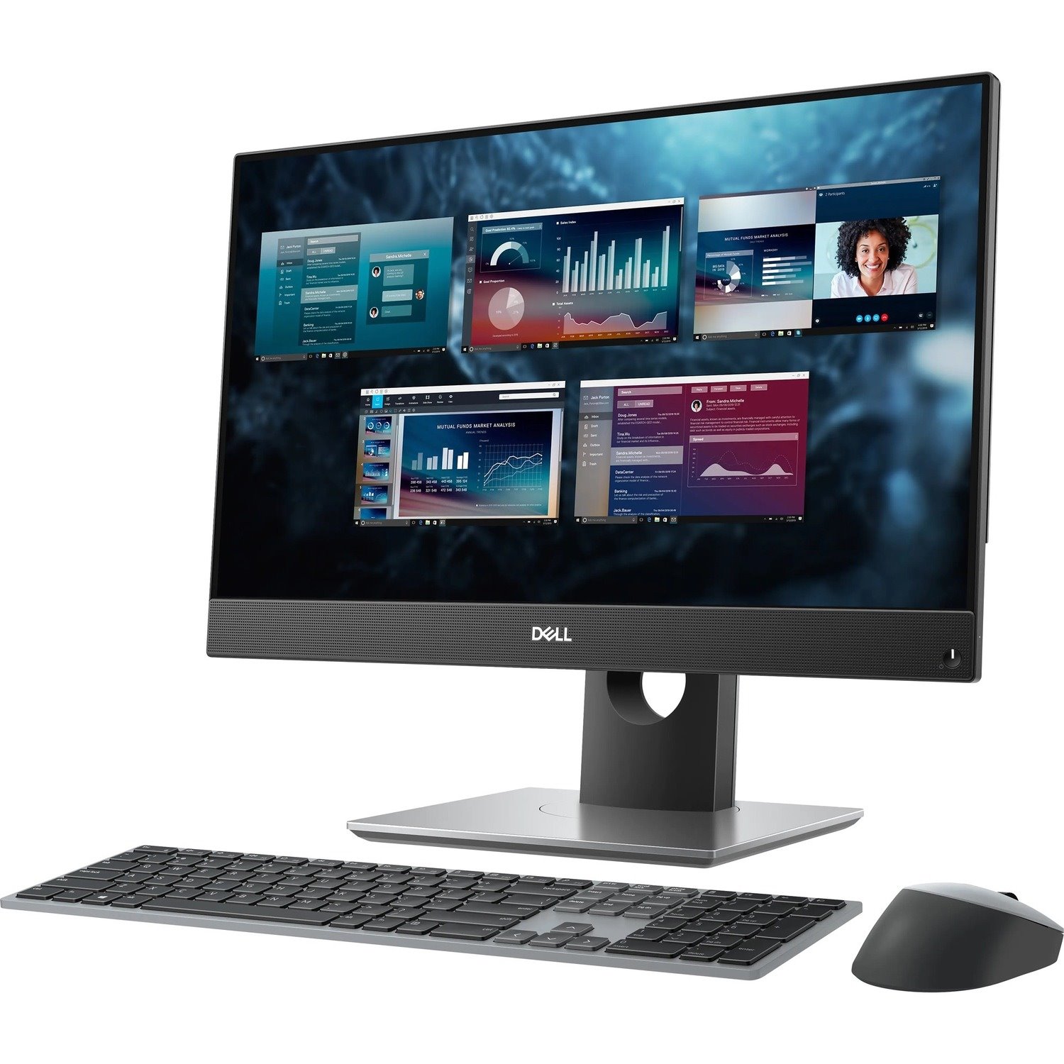 Dell OptiPlex 7000 7490 All-in-One Computer - Intel Core i5 10th Gen i5-10505 - vPro Technology - 16 GB - 256 GB SSD - 23.8" Full HD Touchscreen - Desktop