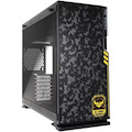 In Win 101 TUF Gaming Gaming Computer Case - ATX Motherboard Supported - Mid-tower - Tempered Glass, ABS Plastic, Galvanized Steel - Black