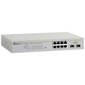 Allied Telesis WebSmart AT-GS950/8 8 Ports Manageable Ethernet Switch - Gigabit Ethernet - 10/100/1000Base-T