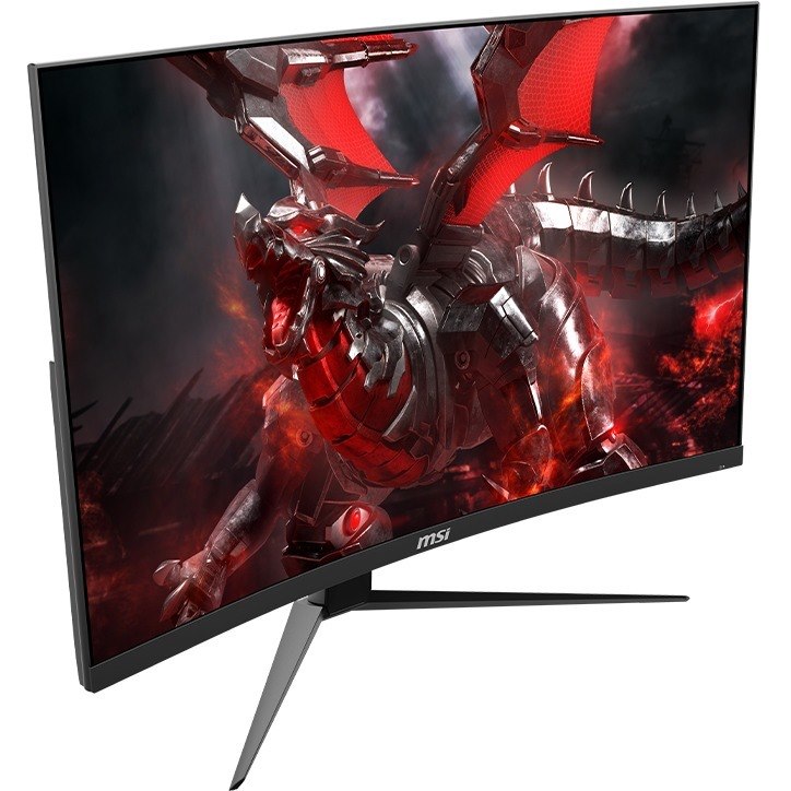 MSI G321CUV 32" Class 4K UHD Curved Screen Gaming LCD Monitor - 16:9 - Black