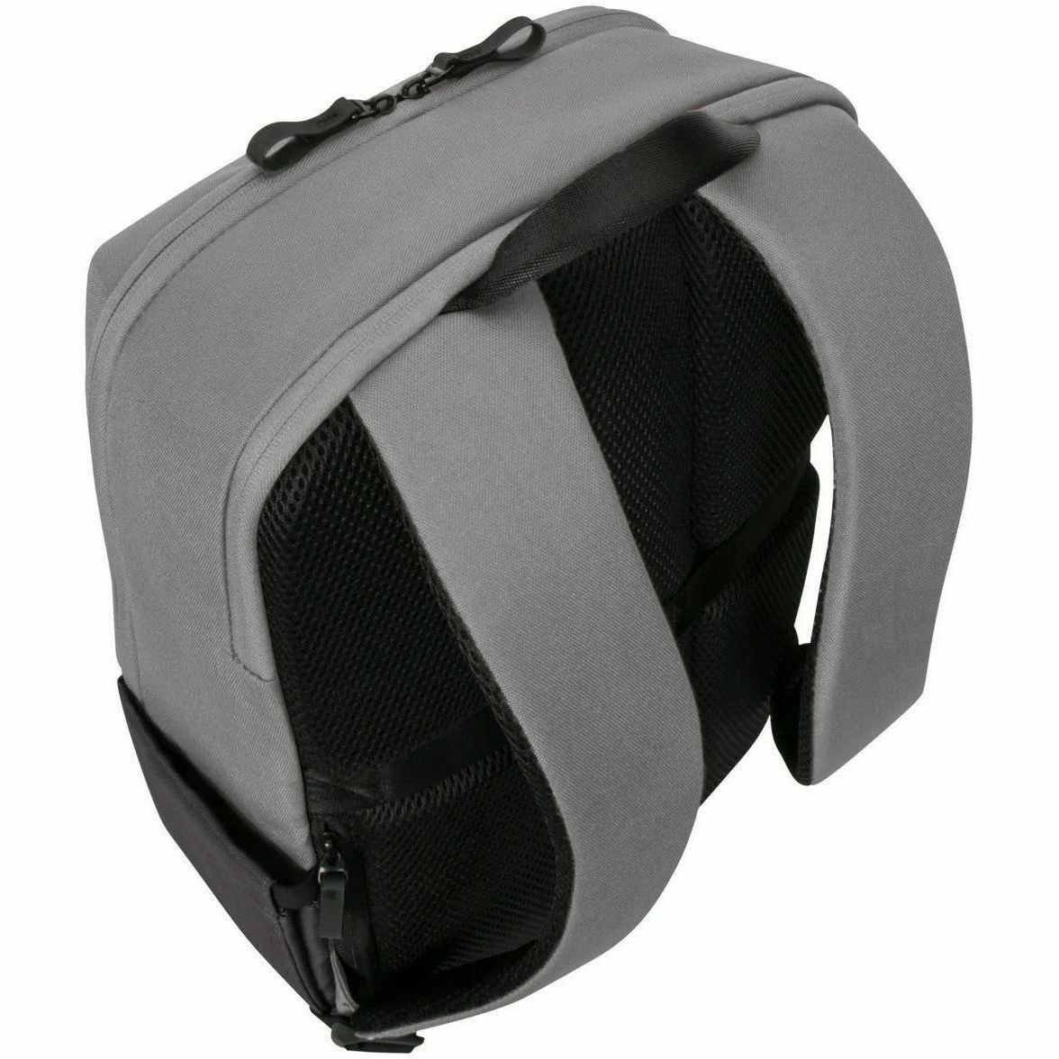 Targus Sagano EcoSmart TBB635GL Draagtas/-koffer (Backpack) voor 40,6 cm (16") Notebook - Zwart/Grijs