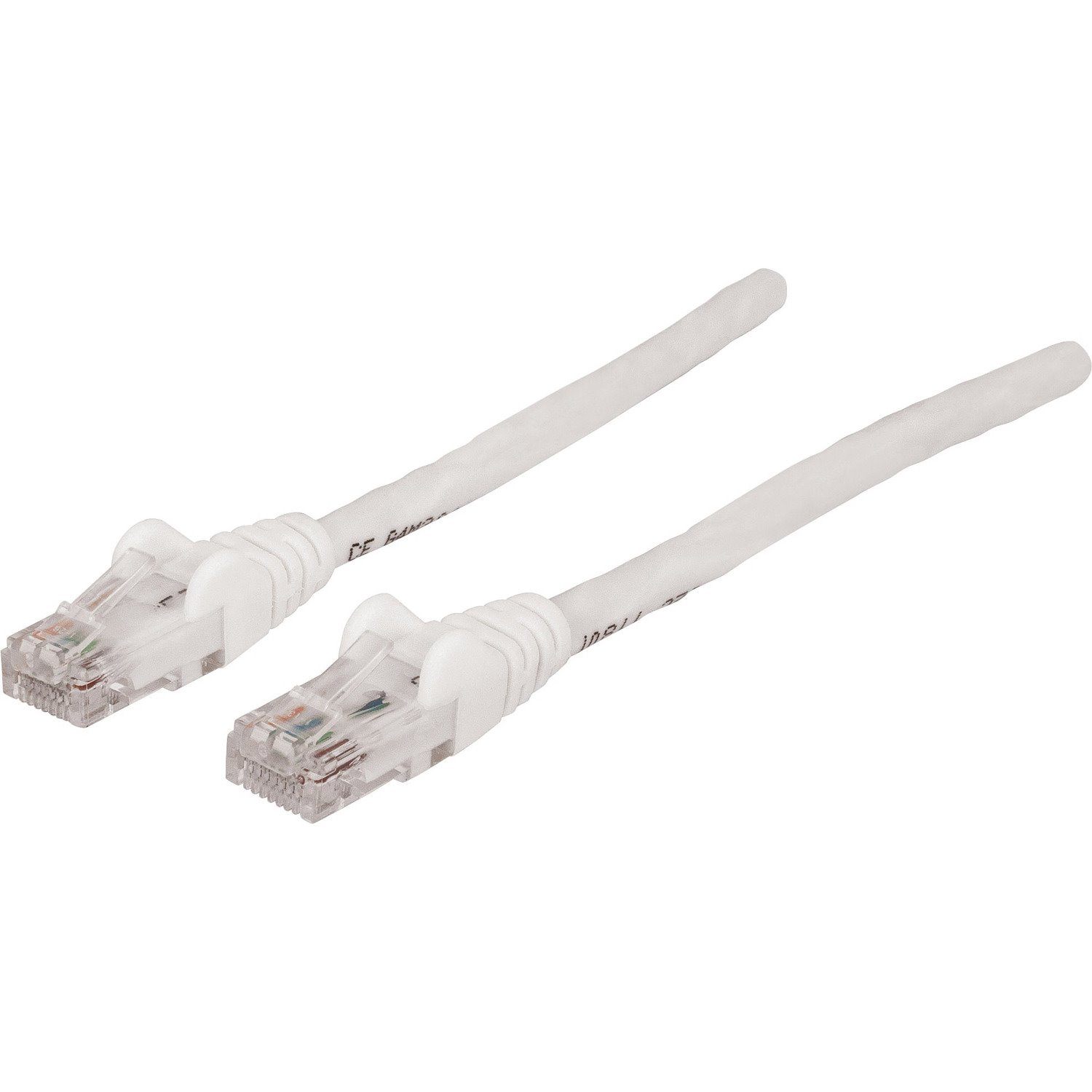 Intellinet Network Solutions Cat5e UTP Network Patch Cable, 1 ft (0.3 m), White