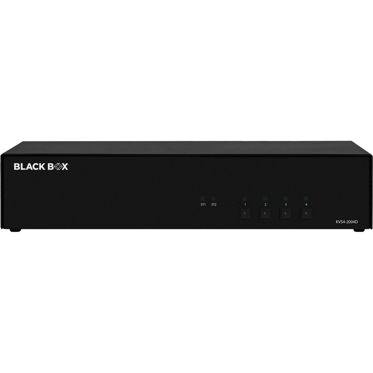 Black Box KVM Switch, NIAP 4.0 Certified - 4-Port, Dual-Monitor, DVI-I