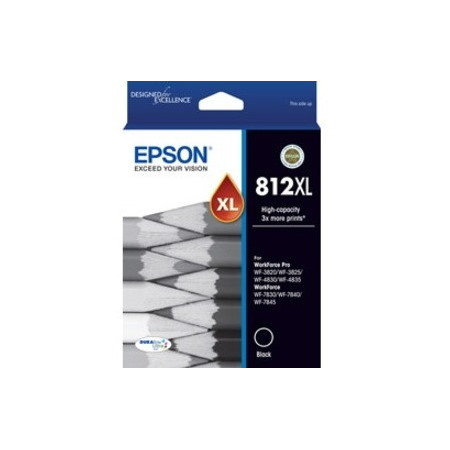 Epson DURABrite Ultra 812XL Original High Yield Inkjet Ink Cartridge - Black Pack