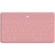 Logitech Keys-To-Go Keyboard - Wireless Connectivity - Blush