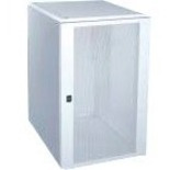 Vertiv Knurr Smaract 24U Floor Standing Rack Cabinet for LAN Switch - 482.60 mm Rack Width x 740 mm Rack Depth - Light Grey