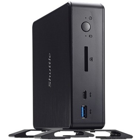 Shuttle XPC nano NC10U Desktop Computer - Intel Celeron 4205U - 8 GB - Black