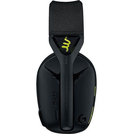 Logitech G435 Wireless Over-the-head Stereo Gaming Headset - Black, Neon Yellow