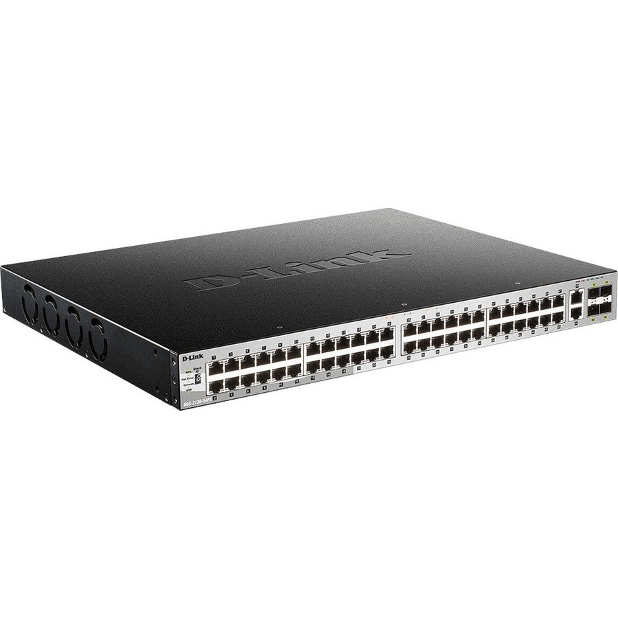 D-Link DGS-3130 DGS-3130-54PS 50 Ports Manageable Ethernet Switch - Gigabit Ethernet, 10 Gigabit Ethernet - 1000Base-T, 10GBase-T, 10GBase-X