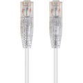 Monoprice SlimRun Cat6 28AWG UTP Ethernet Network Cable, 1ft White