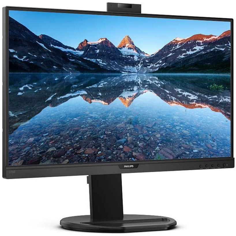 Philips 276B9H 27" Class Webcam WQHD LCD Monitor - 16:9 - Textured Black