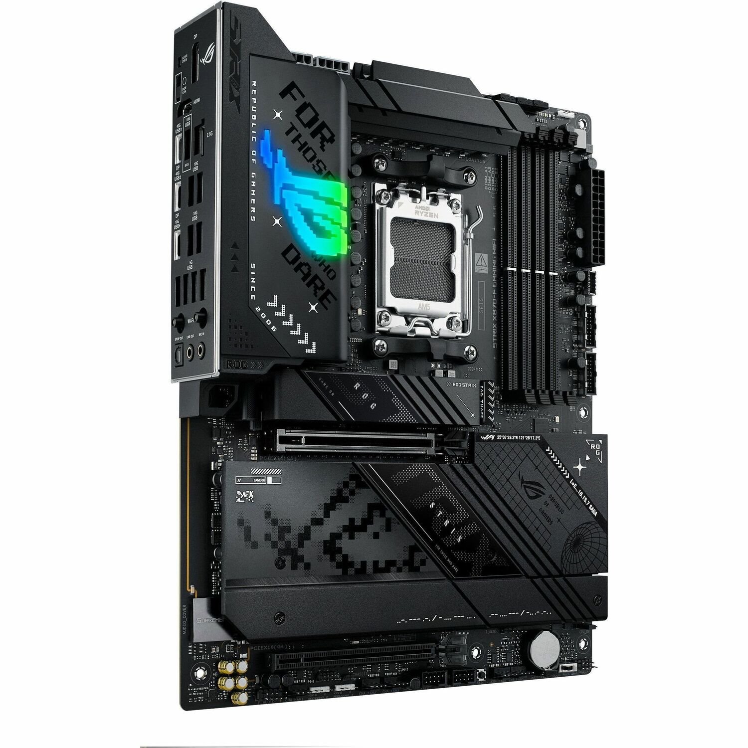 Asus ROG Strix X870-F GAMING WIFI Gaming Desktop Motherboard - AMD X870 Chipset - Socket AM5 - ATX