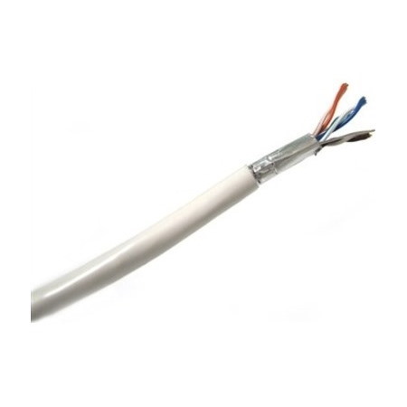 Weltron Cat 6 STP 550 MHz Solid Shielded Plenum CMP Cable - 1000 Feet