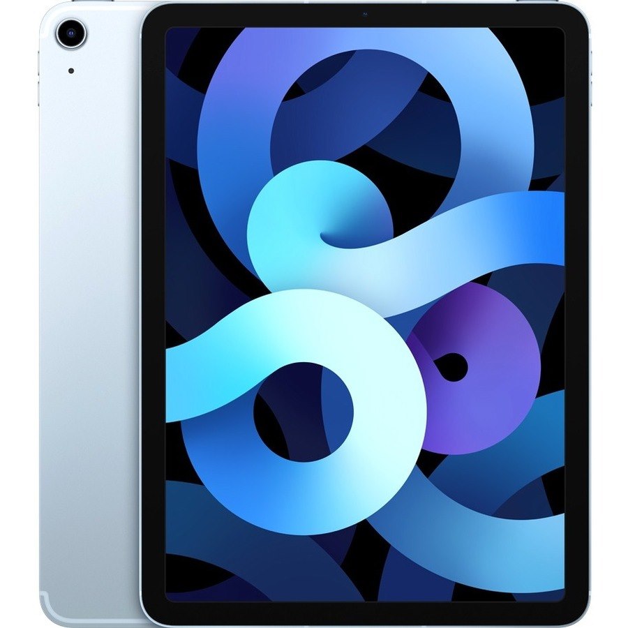 Apple iPad Air (4th Generation) Tablet - 10.9" - Apple A14 Bionic Hexa-core - 4 GB - 64 GB Storage - iPadOS 14 - 4G - Sky Blue