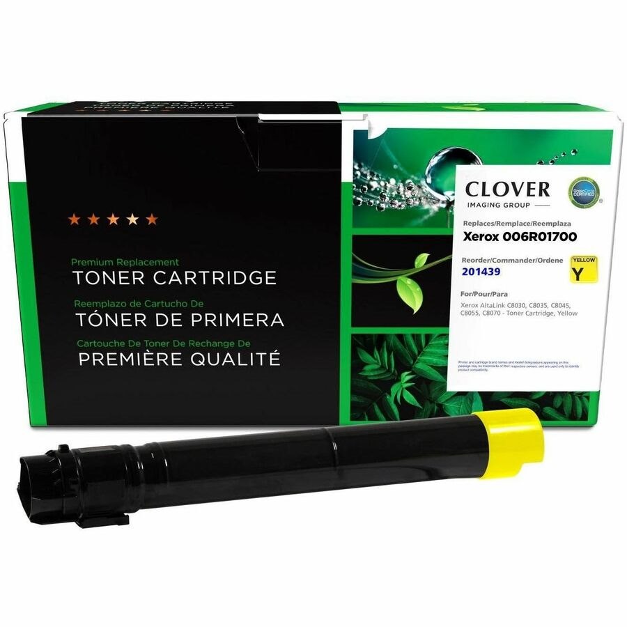 Clover Imaging Remanufactured Yellow Toner Cartridge for Xerox 006R01700