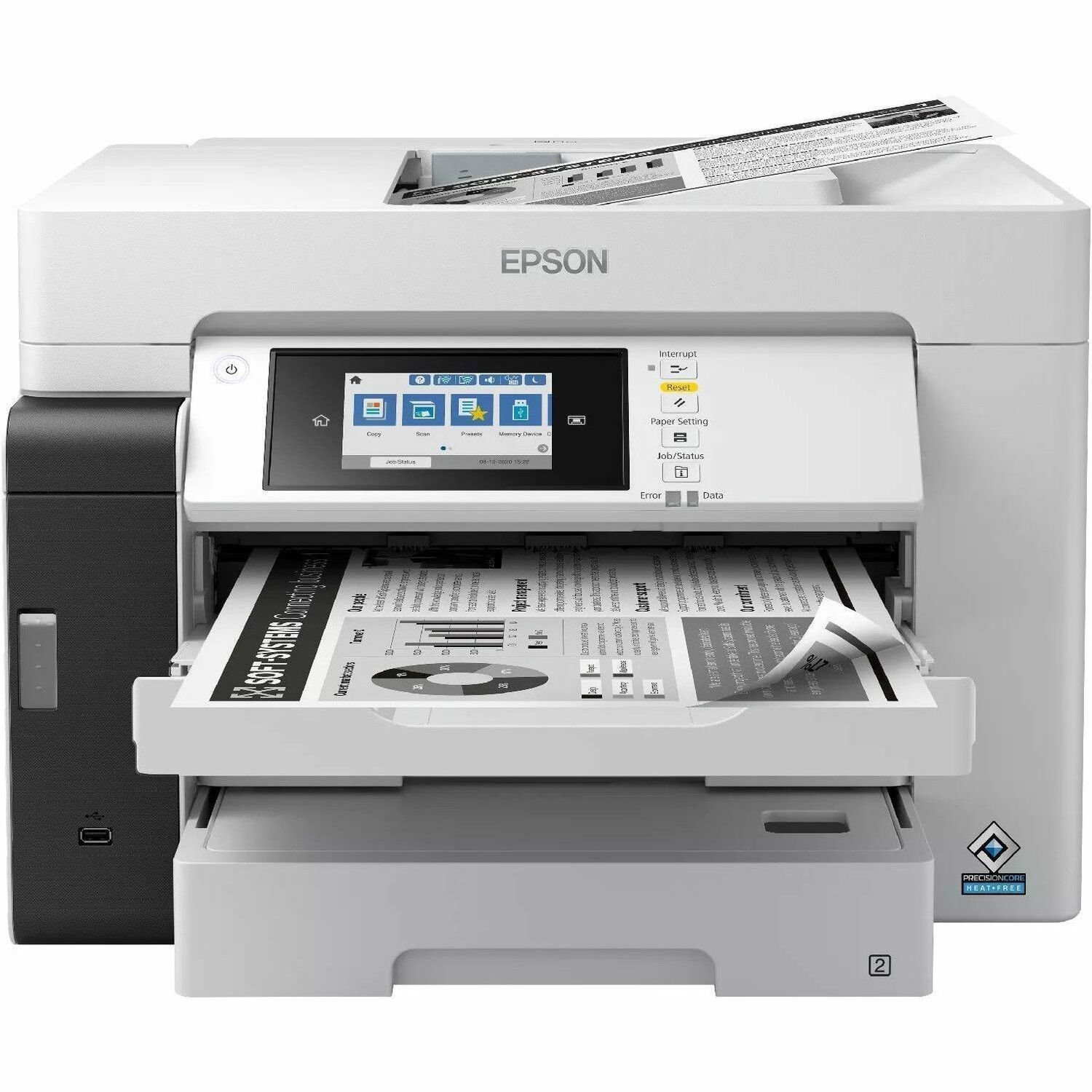 Epson EcoTank Pro Et-M16680 - Multifunction Printer - B/W - Ink-Jet - A3 (Media) - Up To 25 PPM (Printing) - 550 Sheets - Usb 2.0, Lan, Usb Host, Wi-Fi(ac)