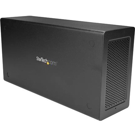 StarTech.com Thunderbolt 3 PCIe Expansion Chassis, External Enclosure Box with 1x PCI-Express Slot, 5K/4K Output Via TB3/DP Ports, TAA