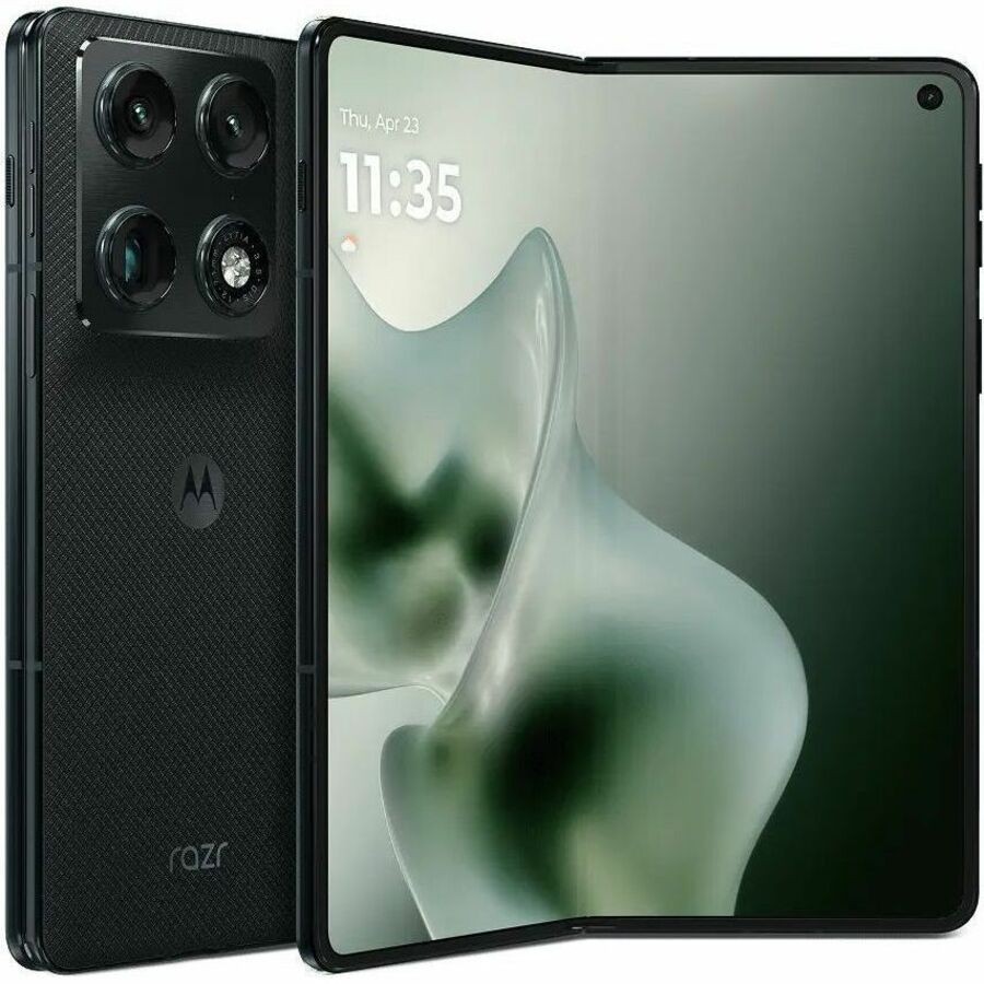 Motorola Mobility razr fold 512 GB Smartphone - 8.1" Flexible Folding Screen LTPO P-OLED 2K 2484 x 2232 - Octa-core (OryonDual-core (2 Core) 3.80 GHz + Oryon Hexa-core (6 Core) 3.32 GHz - 16 GB RAM - Android 16 - 5G - PANTONE Blackened Blue