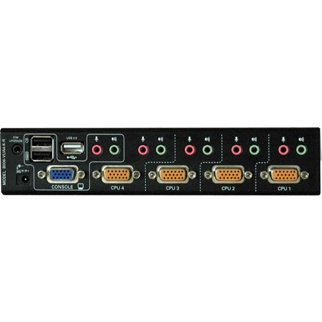 Eaton Tripp Lite Series 4-Port KVM Switch with Audio, OSD and Peripheral Sharing