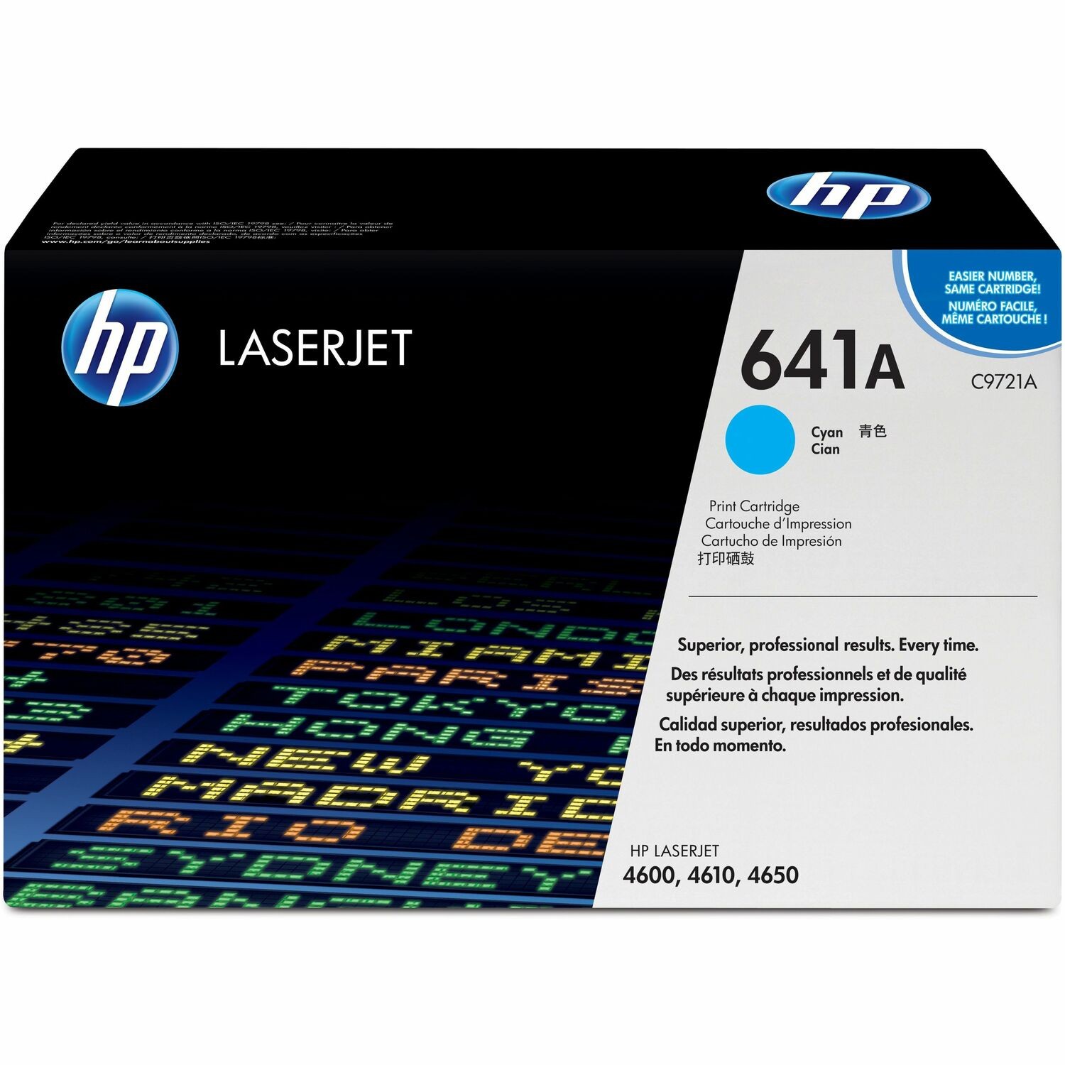 HP 641A (C9721A) Laserdruck Tonerkartusche - Cyan - Original - Einzelpackung - 1 Each