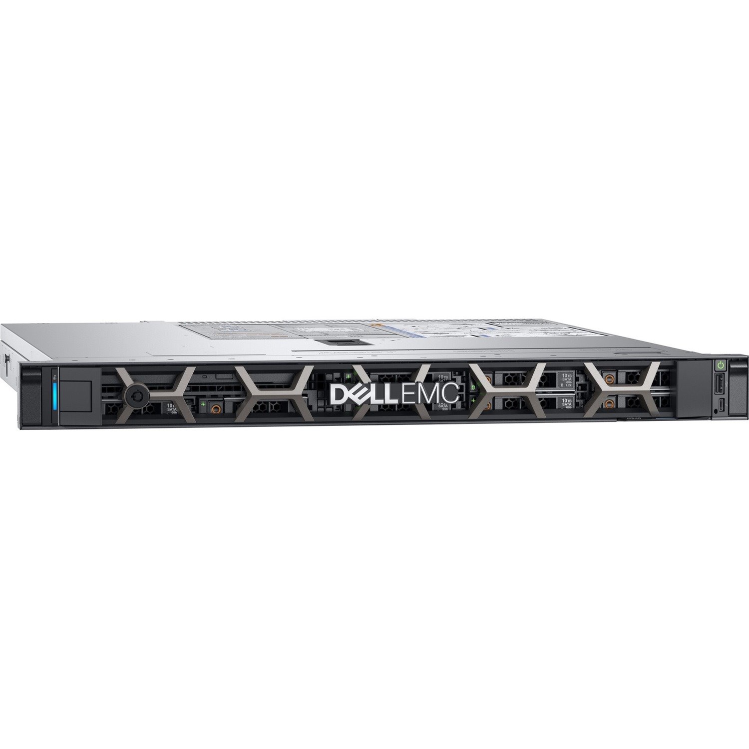 Dell EMC PowerEdge R340 1U Rack Server - 1 Xeon E-2224 3.40 GHz - 8 GB RAM - 1 TB HDD - (1 x 1TB) HDD Configuration - 12Gb/s SAS, Serial ATA/600 Controller