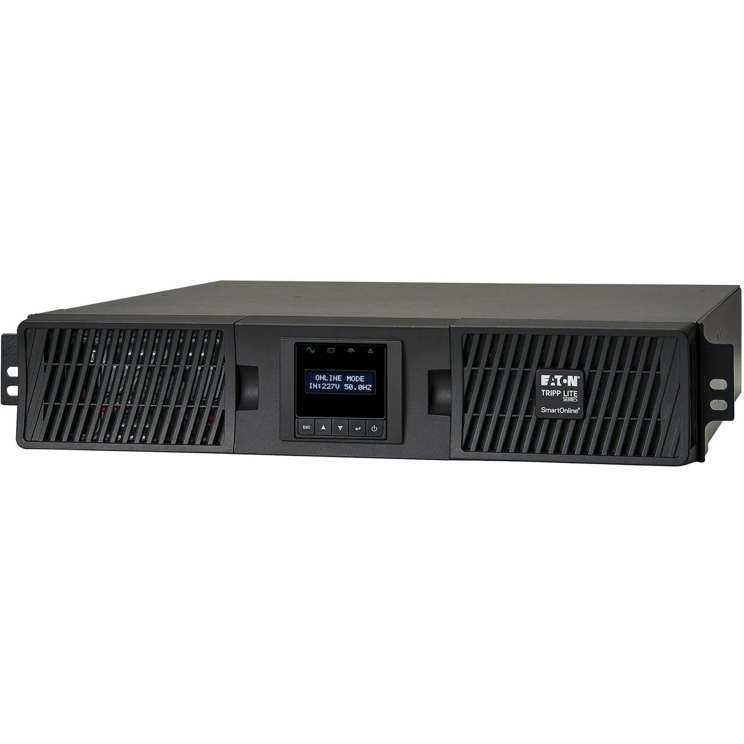 Eaton Tripp Lite Series SmartOnline 3000VA 2700W 208/230V Double-Conversion UPS - 10 Outlets, Extended Run, Network Card Option, LCD, USB, DB9, 2U Rack/Tower