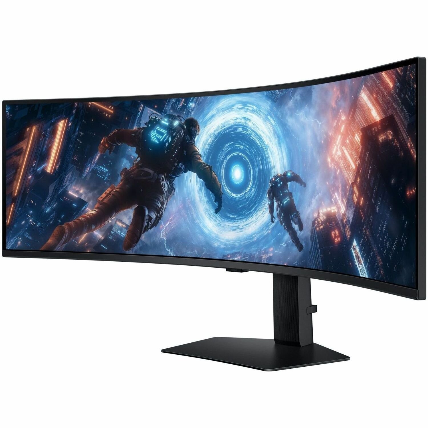 Samsung Odyssey G9 S49FG910EN 49" Class Dual Quad HD (DQHD) Curved Screen Gaming LCD Monitor - 32:9 - Black