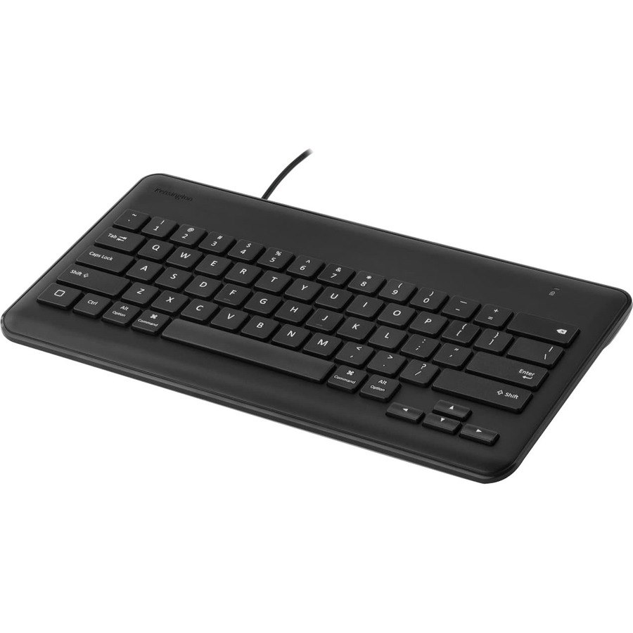 Kensington Keyboard - Cable Connectivity - Lightning Interface - QWERTY Layout - Black