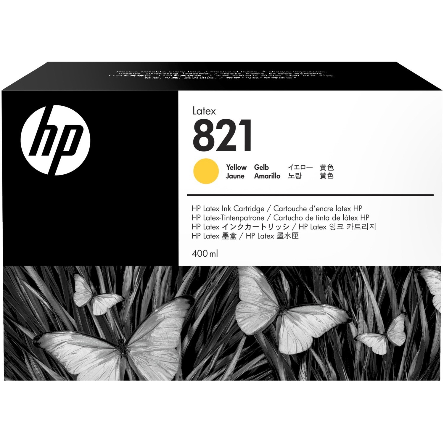 HP 821 Original Inkjet Ink Cartridge - Yellow Pack