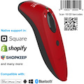SocketScan® S740, 1D/2D Imager Barcode Scanner, Red