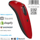 SocketScan® S740, 1D/2D Imager Barcode Scanner, Red