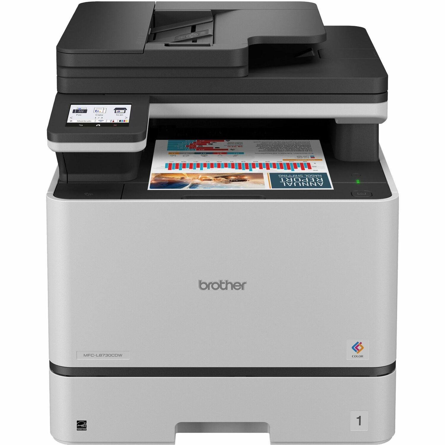 Brother MFC-L8730CDW Business Color Laser All-in-One Printer with Duplex Print, Scan, Copy, Wireless Networking, and Advanced Security Features
