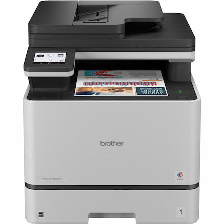 Brother MFC-L8730CDW Business Color Laser All-in-One Printer with Duplex Print, Scan, Copy, Wireless Networking, and Advanced Security Features