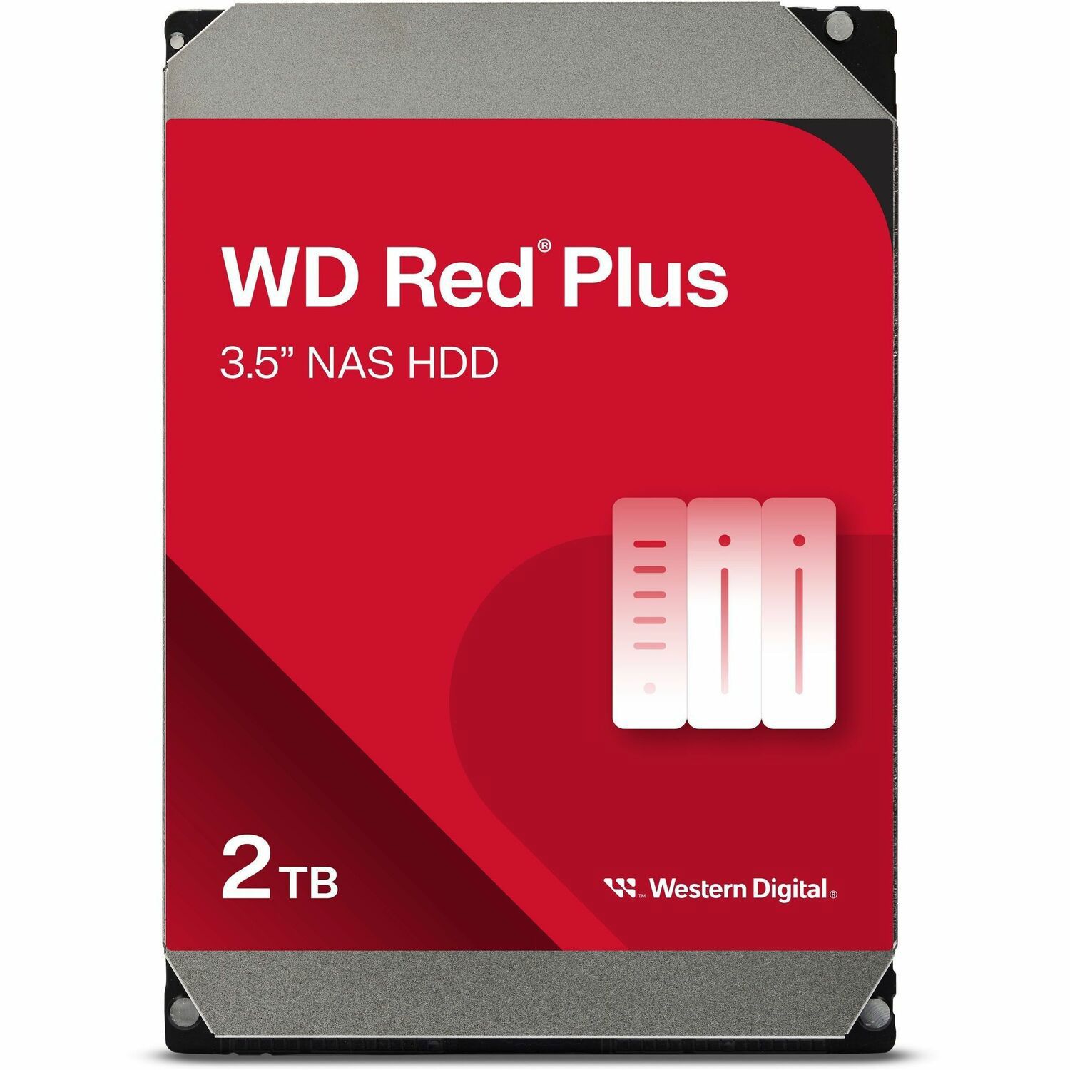 WD Red Plus WD20EFPX 2 TB Harde schijf - 3.5" Intern - SATA (SATA/600)
