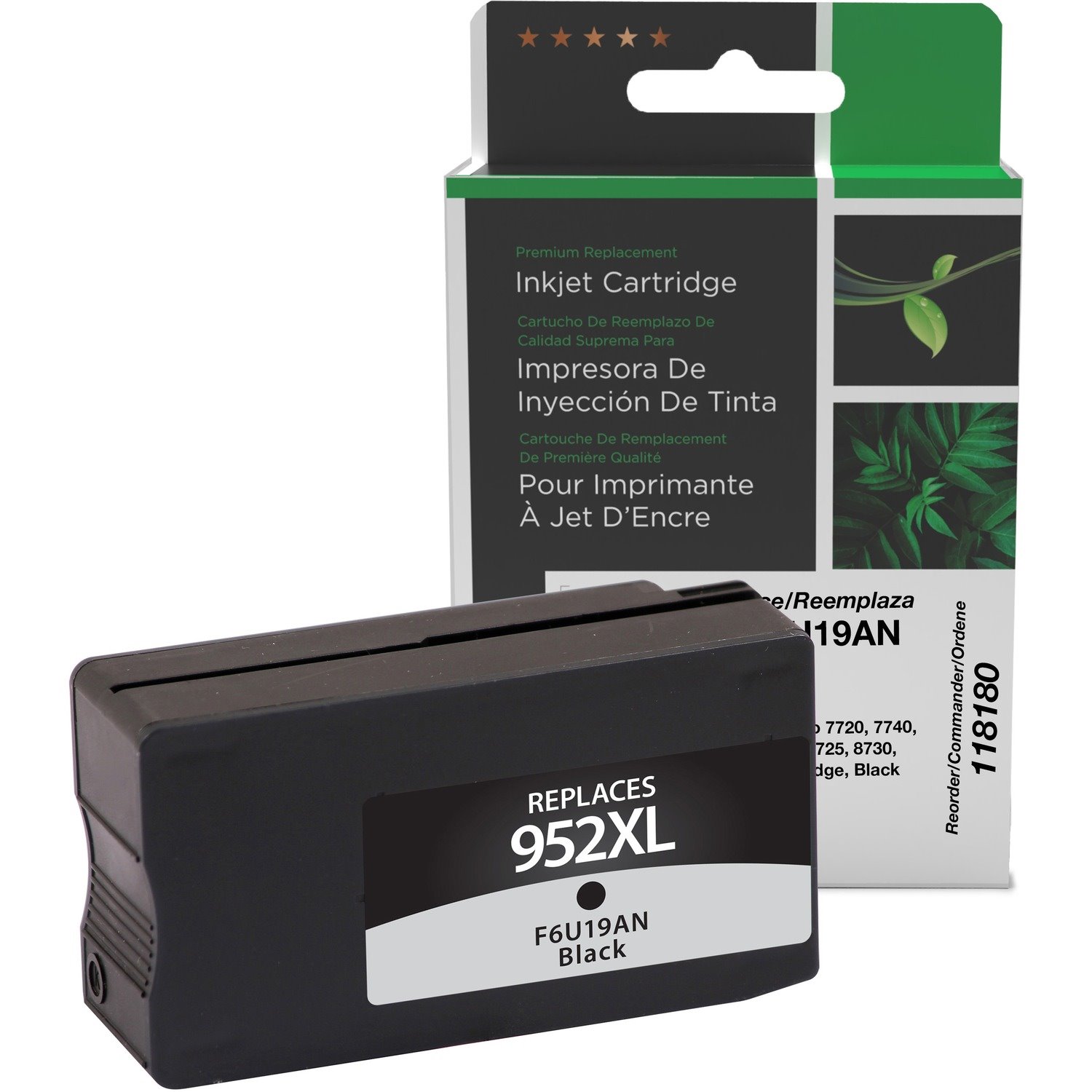 Clover Imaging Remanufactured High Yield Black Ink Cartridge for HP 952XL (F6U19AN)