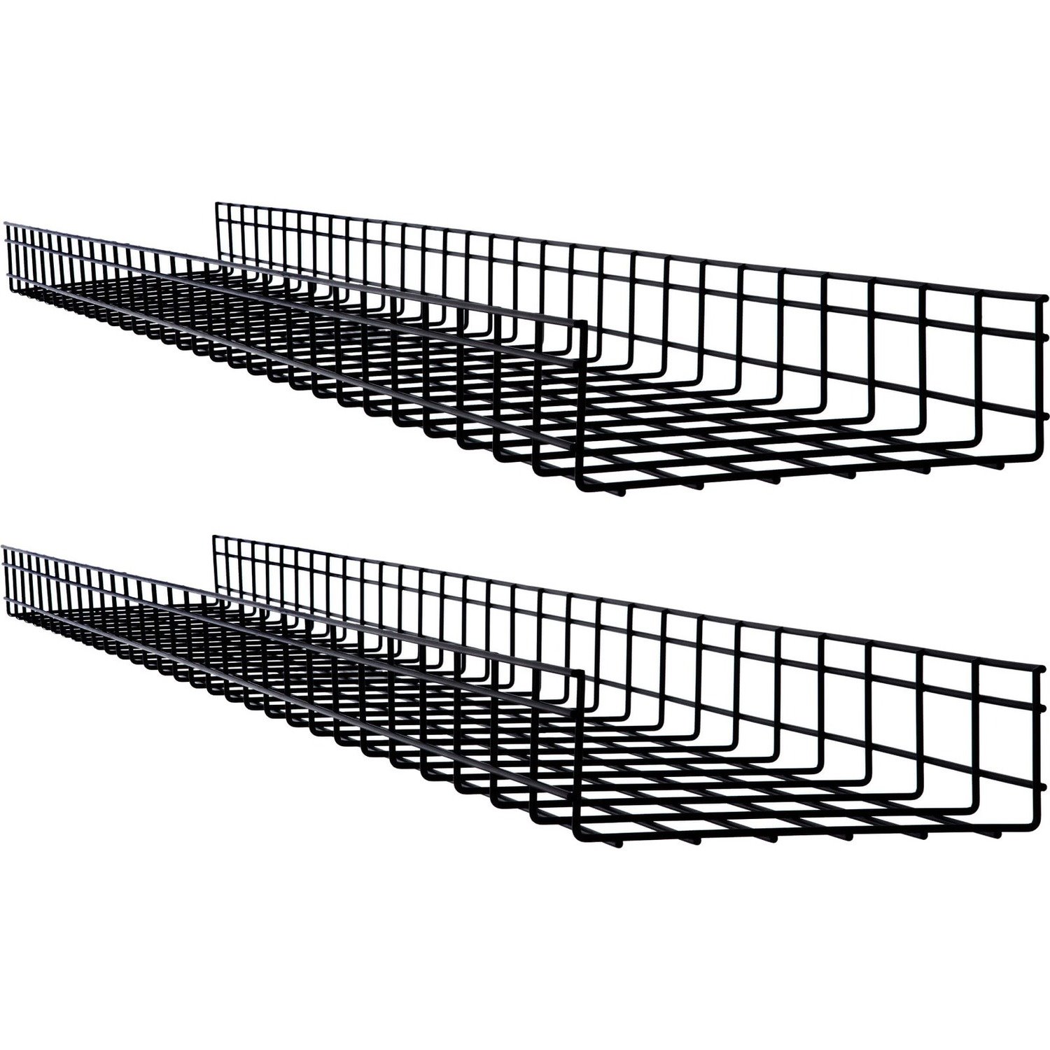 Eaton Tripp Lite Series Wire Mesh Cable Tray - 300 x 100 x 1500 mm (12 in. x 4 in. x 5 ft.), 2-Pack