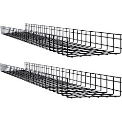 Eaton Tripp Lite Series Wire Mesh Cable Tray - 300 x 100 x 1500 mm (12 in. x 4 in. x 5 ft.), 2-Pack