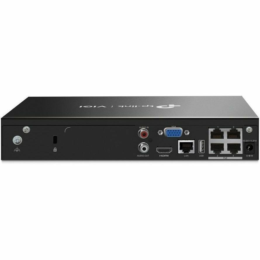 TP-Link VIGI 4 Channel PoE+ Network Video Recorder - 2 TB HDD